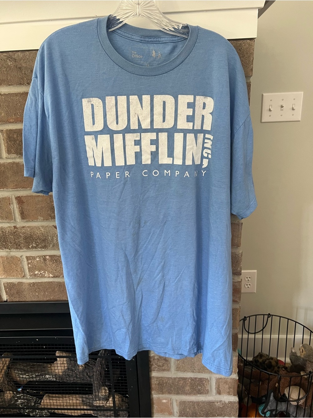 Ripple Junction Light Blue Dunder Mifflin Graphic Tee - Men